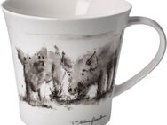 Goebel Tasse Peter Schnellhardt, Porzellan, Coffee-/Tea Mug, Peter Schnellhardt - Schwein gehabt!