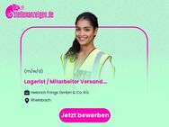 Lagerist / Mitarbeiter Versand (m/w/d) - Rheinbach