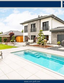 Neuwertige Designer-Villa mit Salzwasser-Swimmingpool und Gartensauna in ruhiger Lage - Podelzig