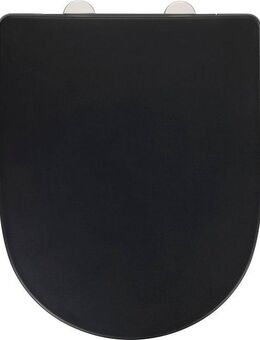 WENKO WC-Sitz Exclusive Nr. 3, schwarz, aus antibakteriellem Duroplast