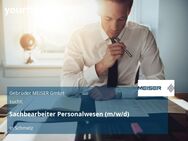 Sachbearbeiter Personalwesen (m/w/d) - Schmelz