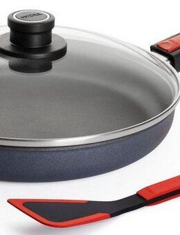 WOLL MADE IN GERMANY Bratpfanne Diamond Lite, Aluminium (Set, 3-tlg), Induktion, inkl. Pfannenwender, abnehmbarer Stiel, Made in Germany