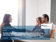 Duales Bachelor-Studium Sozialversicherung (m/w/d) Schwerpunkt Unfallversicherung - Gera