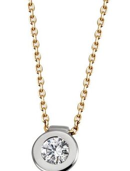 Firetti Kette mit Anhänger Schmuck Geschenk Gold 585 Halsschmuck Halskette Goldkette Ankerkette, mit Brillant