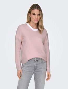 ONLY V-Ausschnitt-Pullover ONLCAMILLA V-NECK L/S PULLOVER KNT NOOS
