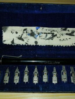 Pelikan Graphos Halter 12 Federn Kalligraphieset uralt komplett - Hamburg Wandsbek