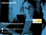 Research Consultant (m/w/d) - Wallenhorst