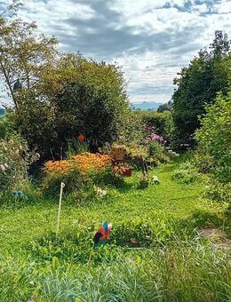 große Wohnung mit Garten und Ausblick über den Dächern von Nesselwang - Nesselwang