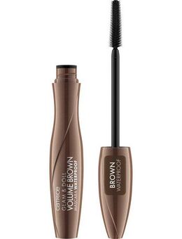 Catrice Mascara Glam & Doll Volume Brown Mascara Waterproof, 3-tlg., Wasserfest und volumengebend für einen natürlichen Alltagslook!