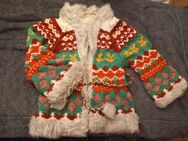 Handmade Wolljacke Pelzbesatz Unikat - Zossen