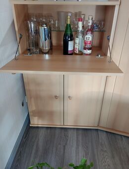 4 teilige Wohnwand eiche hell - Bobenheim-Roxheim