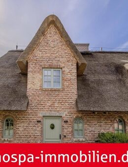 Neubau - Hochwertig ausgestattete, reetgedeckte Doppelhälfte im Süden von Westerland - Sylt