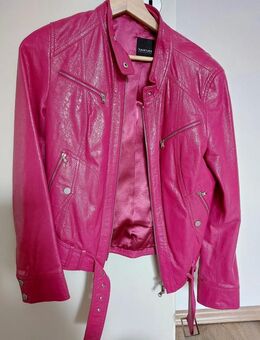 NEU * Ausgefallen * Biker-Style * Echt * Glatt * Nappa * Leder * Jacke * Lederjacke "Taifun" Gr. 36- 38/ S * erika * pink * - Riedlingen