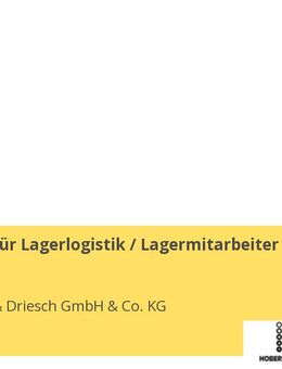 Fachkraft für Lagerlogistik / Lagermitarbeiter (m/w/d) - Neuss