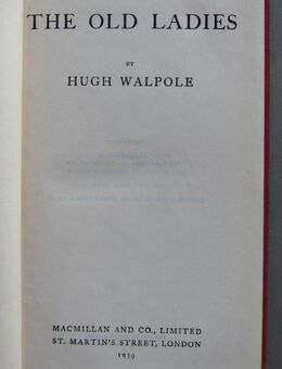 Hugh Walpole: The Old Ladies - Münster