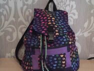 Rucksack bunte Pfötchen mit lila - Unna