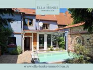 Wunderschönes, liebevoll modernisiertes Stadthaus mit schönem Garten, Pool + großer Garage - Falkenstein (Harz)