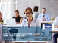 Vertriebsmitarbeiter (m/w/d) Baustoffe im Innen- oder Außendienst - Zimmern (Rottweil)