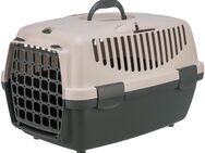 Trixie Transportbox Capri 1 - XS: L 48 x B 32 x H 31 cm, dunkelgrau/blush