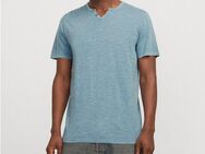 Jack & Jones T-Shirt JJESPLIT NECK TEE SS NOOS mit V-Ausschnitt
