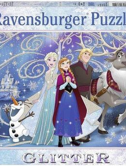 Ravensburger Puzzle Disney Frozen, glitzernder Schnee, 100 Puzzleteile, Made in Germany