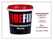 SCHAMOTTEMÖRTEL, Mortar, FIREFIX, 1 kg Eimer, ca. 900 Gramm, ca. zum 1/2 Preis. - Krummhörn