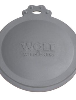 Wolf of Wilderness Dosendeckel - 2 Stück, Ø 7,5 cm (400 g) + Ø 10 cm (800 g)