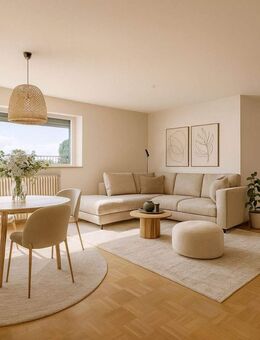 Geräumige 2-Zimmer-Wohnung mit großer Terrasse und Skyline-Blick - Frankfurt (Main)