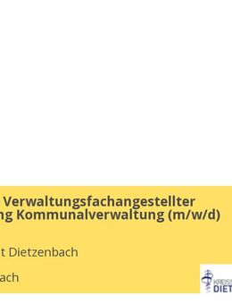 Ausbildung Verwaltungsfachangestellter Fachrichtung Kommunalverwaltung (m/w/d) - Dietzenbach