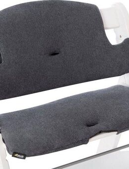 Hauck Kinder-Sitzauflage Select, jersey charcoal, für den ALPHA+ Holzhochstuhl und weitere Modelle