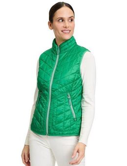 Betty Barclay Strickweste Betty Barclay Damen Steppweste mit Stehkragen Sandwich versteppt