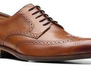 Clarks Craft Arlo Limit Budapester Business Schuh, Schnürschuh mit Softfußbett