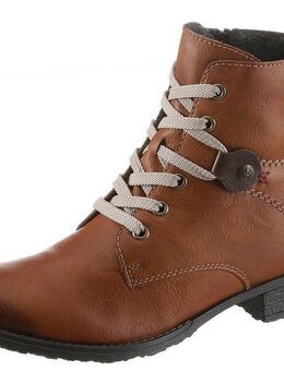 Rieker Schnürstiefelette in Used-Optik