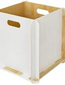 HMF Aufbewahrungsbox aus Holz zum Zusammenstecken weiß in 75217