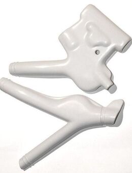 Honda XR 600 R UFO Rahmenschutz weiss frame guard plastic white - Eschershausen