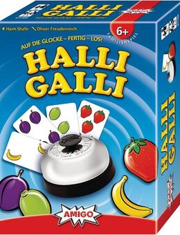 AMIGO Spiel Halli Galli Auf die Glocke fertig los, Kinderspiel