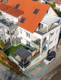 Moderne KfW-55-EG-Wohnung mit Terrasse und Garten - Oberrot