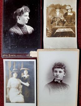 Alte Fotografien auf Karton aus Amerika original, tolle Zeitdokumente - Niederfischbach