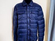 Marc O'Polo Herren Mikrofaser Steppjacke ✨ Daunenjacke ✨ Winterjacke ✨ marineblau ✨ L - Kiel Mettenhof