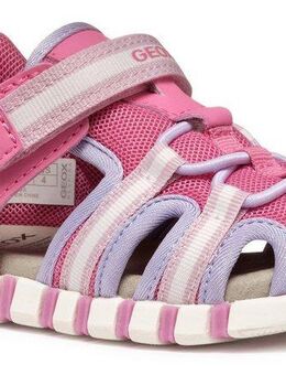 Geox B SANDAL IUPIDOO GIR Lauflernschuh, Sandale, Klettschuh, Babyschuh im sportlichen Trekking Look