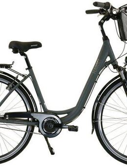 HAWK Bikes Cityrad City Wave Deluxe Plus Grey, 7 Gang Shimano Nexus Schaltwerk, für Damen und Herren