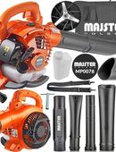 Benzin-Laubbläser und -Sauger mit Häcksler – 3-in-1 Gartenhelfer Set3241 in 42105