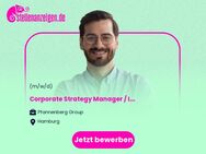 Corporate Strategy Manager / Innovation Manager / Head of Product Management (m/w/d) - Hamburg