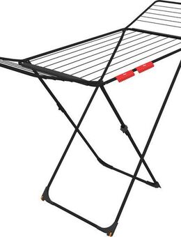 Vileda Wäscheständer Vileda UNIVERSAL Ultimate Wäscheständer, Mattschwarze Stahloberfläche