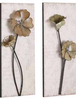 HOFMANN LIVING AND MORE Wandbild Used-Look-Optik, (Set), 2x 30/71 cm