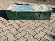 ☀️Truhe, Schatzkiste Antike Truhe, aus Metal Metalbox Box alt - Owingen