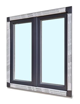 Kunststofffenster, Fenster auf Lager Anthrazit 120x120 cm 2-flg - Essen