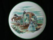 Ü-Keramik Wandteller Teller 25,5 cm Westerwald Ransbach Deko Retro Vintage - Flensburg