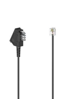 Hama Anschlusskabel TAE-N-Stecker - Modular-Stecker 6p2c, 6m Telefonkabel, RJ-11, TAE-N, (600 cm)