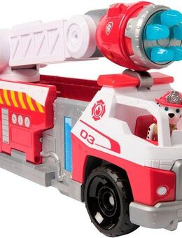 Spin Master Spielzeug-Feuerwehr PAW Patrol Fire Rescue - Marshalls Deluxe Feuerwehr-Truck, mit Licht und Sound